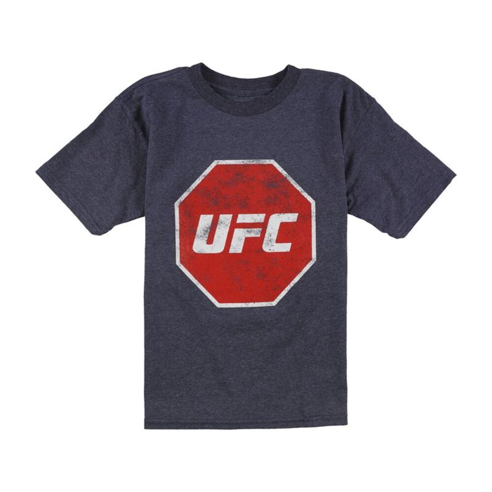 UFC Boys Little Kids Distressed Print Graphic T-Shirt, NWT